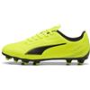 Puma Vitoria II FG/AG - Scarpe da Calcio da Uomo, Colore Giallo (Yellow Alert Black), Numero 42, Yellow Alert Puma Black, 44.5 EU