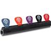 GEWA Fire Stone Portaplettri in gomma per asta microfono, nero, Lunghezza 18 cm, per 5-6 plettri