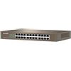 Tenda TEF1024D Switch 24 Porte Fast Ethernet 10-100 Mbps Plug and Play Rack 19'' Struttura Metallica