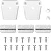 Goktvai Cerniere e Chiusure di Ricambio per Refrigeratori Igloo, 3 Cerniere in Acciaio Inox 2 Chiusure 2 Perni Chiusura con 18 Viti Kit di Riparazione per Refrigeratori Igloo