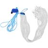 SHERCHPRY Rete da Pesca Mano, Fishing Throw Net Monofilamento Bianco senza Anello, Leggera e Portatile, per Esche e Gamberetti, Pesca All'aperto, 1,2m