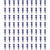 YELARXI Tee da golf in plastica, 3,8 cm, infrangibile, confezione da 140 pezzi, colore blu, adatti per pratica all'aperto, campo da golf, competizione, tempo libero