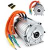 ZHOZHUT Motore Differenziale DC Brushless 1500W-3000W 60V 72V con Magnete Permanente Bobina in Rame Puro Coppia Elevata per Triciclo Elettrico Quad Veicoli Utilitari E Conversione,2200w72v,3400RPM