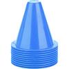 TICFOX Cono da Calcio-Samfox Cono da Allenamento per Calcio, Cono da Calcio Sport Cones, Set da 10 Pezzi(Blu)