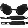 OKUMEYR Pedali per Mountain Bike in Plastica Antiscivolo Piattaforma Flat Nero senza Resistenza per Touring e Lunghe Pedalate
