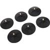 NUOBESTY 6 Pezzi Base a Ventosa per Sacco da Boxe con Viti, Nero 8, 5 Cm