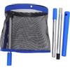 Toyvian Raccoglitore di Palline da Ping Pong, Raccoglipalle Cilindrico capacità Circa, Acciaio Inox ABS Nylon, Manico Regolabile, Portatile per Palline da Tennis Tavolo per
