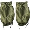 GLEAVI Ghette Resistenti a Polvere e Neve per Scarpe da Outdoor Verde | Tessuto Oxford 420d, per Hiking e Snowshoeing, Design Semplice e Compatto