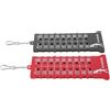 MOBUTOFU 2 Pezzi Contatore Punteggio Golf 18 Buche con Gancio e Portachiavi | Abs, Barra Orizzontale con Scomparti Singoli, Marker Bianco Incluso, Superficie Liscia