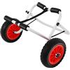ClearFragrans Carrello pieghevole per kayak, portabicchieri in lega di alluminio, portata 80 kg, adatto per canoe, isole di salvataggio