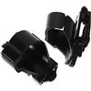 Healvian 2 Pezzi Clip per Immersioni a Sgancio Rapido per Snorkel e Maschera, Connettore per Cinghia Maschera, Pom Nero, per Immersione e Viaggio