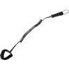 Yardwe Guinzaglio per Tavola da Paddle e Leash da Surf, 7mm, Nero, in TPU Nylon e Neoprene, a Spirale e Dritto, Doppia Fibbia di Bloccaggio, per Surfboard e Paddle Board, Surf e Sport