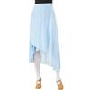 Chosertory Gonna da Balletto Donna Vestito Danza Classica Body Integrato Tutu Ampio Abito Ballerina Confortevole in Poliestere Adatta a Corsi di Danza Ginnastica, Azzurro, M