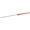 Veemoon Strumento Applicazione Versatile per Infilare Esche da Pesca in Acciaio Inossidabile con Manico in Legno, Design Portatile e Maneggevolezza Igienica per Pesca in Acqua Ferma