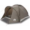 GFMGUEMV Tenda da pesca per 2 persone, marrone, impermeabile, con rivestimento in poliuretano, aste in fibra di vetro e ingresso con cerniera per un facile montaggio e ventilazione