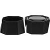 Healvian 2 Pezzi Coperchio Terminale per Impugnatura Racchetta da Tennis Nero