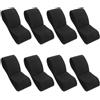 SUPVOX 8 Pezzi Bracciale Elastico Funebre Nero in Poliestere, Regolabile