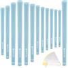 SAPLIZE Esclusive impugnature da golf da donna, confezione da 13 impugnature in gomma morbida con design affusolato ottimizzato, comode e ammortizzanti, serie CC02, standard, blu cielo, 13 impugnature