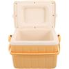 TOYANDONA Mini Cooler Portatile 6l con Isolamento Termico per Esterni | Giallo, Scomparti Capienti, Tenuta del Ghiaccio, Escursioni e Uscite in Famiglia