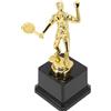Totority Statua Premio Badminton Decorativa in Plastica per Gara Sportiva