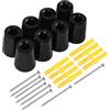 NUOBESTY Supporto Verticale da Parete per Snowboard Nero Viti