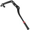 ULTECHNOVO Cavalletto Nero Bike Laterale Mountain Regolabile Bici | Lega di Alluminio, Montaggio su Movimento Centrale, Installazione Semplice e Struttura