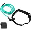 Sorandy Set di Cinture di Resistenza per Allenamento per il Nuoto, Fasce Elastiche di Resistenza per il Nuoto Durevoli, Perfette per L'allenamento a Casa, Corda Elastica 3,2 M, Include Custodia