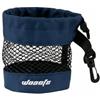 F Fityle Golf Contenitore Palline Sacca Organizer Trasporto Nylon Traspirante con Gancio Robusto per Fissaggio a Zaino O Carrello Adatto a Allenamento Viaggio, Blu, Blu Scuro, Piccolo