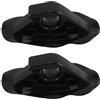 POPETPOP 2 Pezzi Clip Porta Pagaia per Kayak Supporto Pagaia per Barca Gonfiabile in PVC Nero Fissaggio Sicuro Installazione Facile per Canoa e Kayak per Navigazione