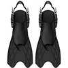 Wswqop da Nuoto da Snorkeling da Immersione Regolabili con Suola Testurizzata Antiscivolo per Camminare su Bagnato Adatte per Spiaggia Scogli Barca Centri Sportivi , Nero , size to 13