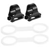 Toyvian 4 Pezzi Clip per Boccaglio per Cinturino Maschera, Fermatubo per Boccaglio, Supporto a Forma di 8 in Silicone e ABS, per Maschera Subacquea e Maschera Snorkeling, Sport Acquatici