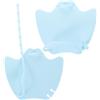 Luxshiny Pagaie da Nuoto in Silicone a Mezza Palma Struttura Rigida | Cinghie Regolabili, per Adulti, Adatte a Immersione e Allenamento in Acqua