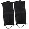 WRITWAA Ghette da Trekking Impermeabili in Nylon Nero, Copertura Gambe Regolabile, Portatili, per Arrampicata e Campeggio, Protezione Neve e Sabbia