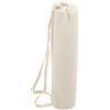 SHERCHPRY Borsa Porta Tappetino Yoga Bianca, Grande Capacità, Tessuto | Comoda e Portatile, Semplice Design, per Fitness e Palestra, Sacca per Tappetino Yoga
