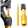 Generico Bike Inflator Adapter - Leakproof Gasket Air Valve Connector, Portable Pump