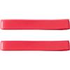 DEARMAMY 2 Rotoli Nastro Grip Antiscivolo per Racchetta, 1, 1m in Pu Rosso | Assorbe Sudore, Doppia Faccia, Forma a Chiglia e Piatta, per Manico di Baseball e Badminton