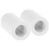 VANZACK 2 Pezzi Ghiere Biliardo in Plastico Bianco per Stecca da Nove Ball