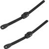 SHINEOFI 2 Set Cinturino Rotelle Nero Pattini a Fibbia Regolabile | Pvc, Ricambio Inclusi, per Inline Skates e Pattini da Ghiaccio, Design Flessibile