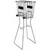Harilla Carrello da Tennis Raccoglipalline Carrello Raccoglitore Cestino Porta Palline Costruzione in Ferro Robusto con Manico Alto E Rotolamento 72 Palline