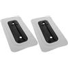 Totority 2 Pezzi Base Pinna per Tavola da Surf e Paddleboard in PVC Leggero, Design Resistente Un Controllo Migliorato, per Uso su Fiumi e Laghi