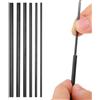 ULTECHNOVO 6 Pezzi Connettore per Asta da Pesca in Fibra di Carbonio Giunto di Riparazione per Canna da Pesca 10cm Solido per Carp Rods e Fly Sea Fishing Rods