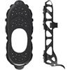 Generic Tacchetti da ghiaccio per scarpe e stivali, per sport invernali, con 30 tacchetti in acciaio inossidabile, per camminare, correre, innevare, attività invernali, unisex, colore nero, M, 10,2 x 25,2 cm