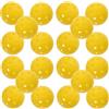 SHINEOFI 20 Pezzi Palline da Allenamento PE r Pickleball 40 Fori 74mm | Uso Indoor e Sessioni di Pratica, Design Cavo Flusso D'aria, Adatte a Principianti e Nuovi Giocatori