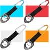 MAGICLULU 5 Pezzi Clip Portabottiglia in Silicone per Borraccia, Moschettone | Aggancio per Bici e Passeggio, Resistente ai Graffi, Portatile e Sicuro per Fissare Bottiglie Colore Casuale