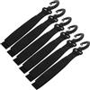 ULTECHNOVO Gancio di Ormeggio per Kayak in Nylon Nero 6 Pezzi Stili multipli