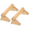 WATIIFUFU Coppia di Barre per Piegamenti in Legno Beige, Set da 1