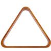 NUOBESTY Triangolo Porta-biglie da Biliardo 52,4mm in Legno Naturale