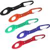 Amosfun 6 Pezzi Fibbia per Gancio Portabottiglia da Zaino per Outdoor | Clip Portatile in Alluminio, Gomma e Nylon, per Bottiglia e Soda Bottle, Adatta a Outing e Camping Colore Casuale