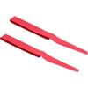 ULTECHNOVO 2 Rotoli Nastro Grip Racchetta Tennis Overgrip Pu Rosso 1,1m Antiscivolo, Assorbente Sudore, Doppio Rivestimento, Impugnatura a Chiglia, per Manico Racchetta e Bastone da Baseball