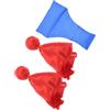KAILIKETIY Set di Bandierine e Bean Bag per Rigore Calcio, Poliestere | Rosso e Blu, per Allenamento e Campo, Borsa Kit per Ufficiali di Inclusa